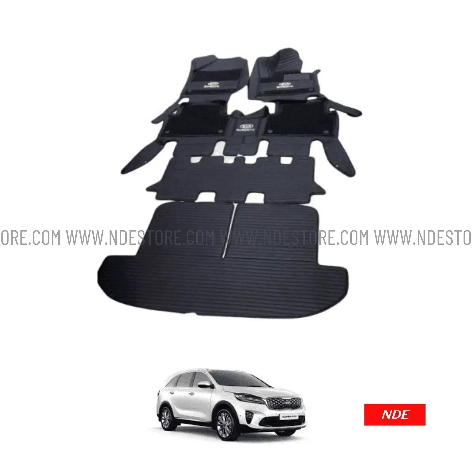 FLOOR MAT 10D STYLE FOR KIA SORENTO (4 PIECES) - NDE STORE