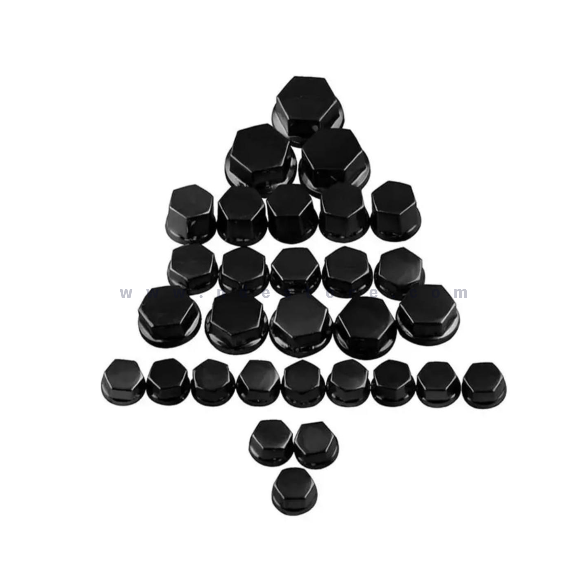 RUBBER NUT COVERS (30 PIECES)