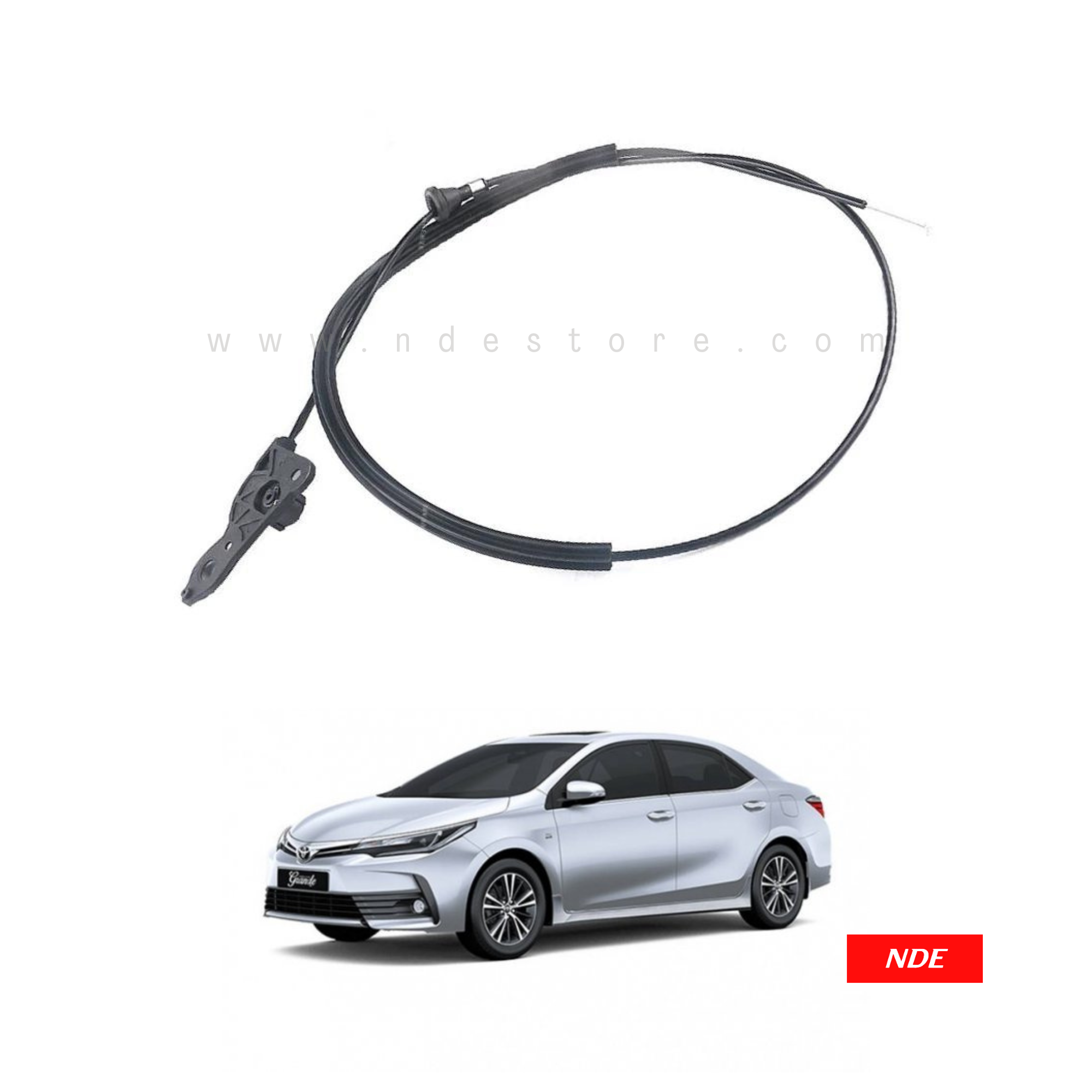 CABLE ASSY,  BONNET HOOD FOR TOYOTA COROLLA (2008-2020)