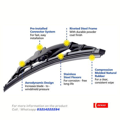 WIPER BLADE DENSO STANDARD TYPE FOR LAND ROVER DISCOVERY 4