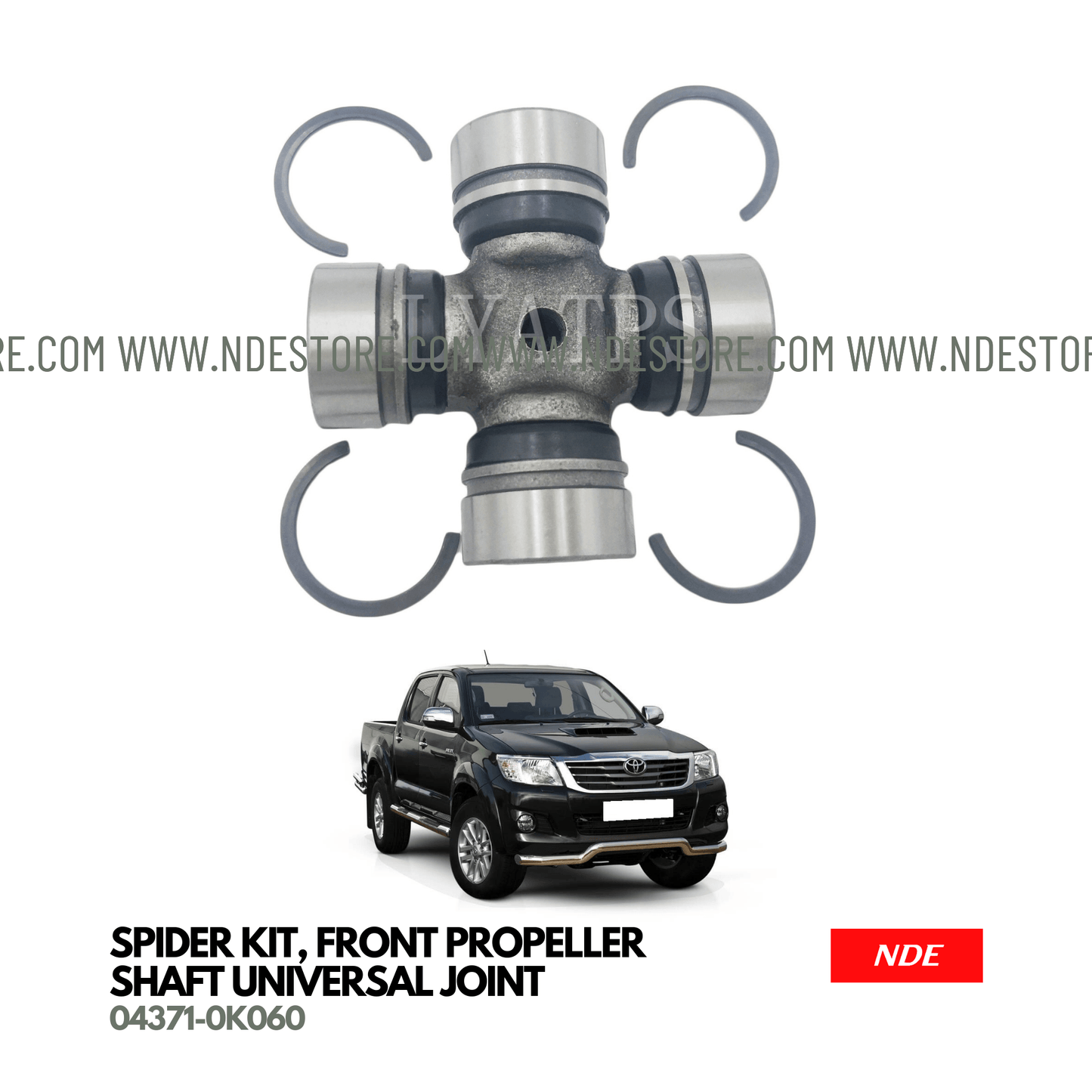 SPIDER KIT FRONT PROPELLE SHAFT UNIVERSAL JOINT CROSS FOR TOYOTA HILUX - ndestore.com