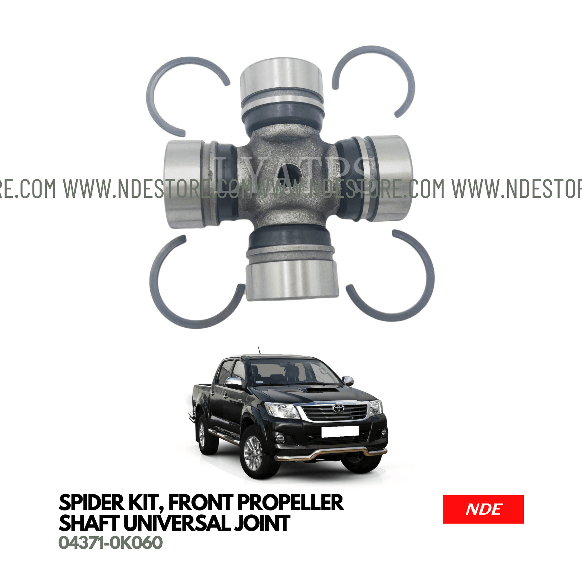 SPIDER KIT FRONT PROPELLE SHAFT UNIVERSAL JOINT CROSS FOR TOYOTA HILUX - ndestore.com