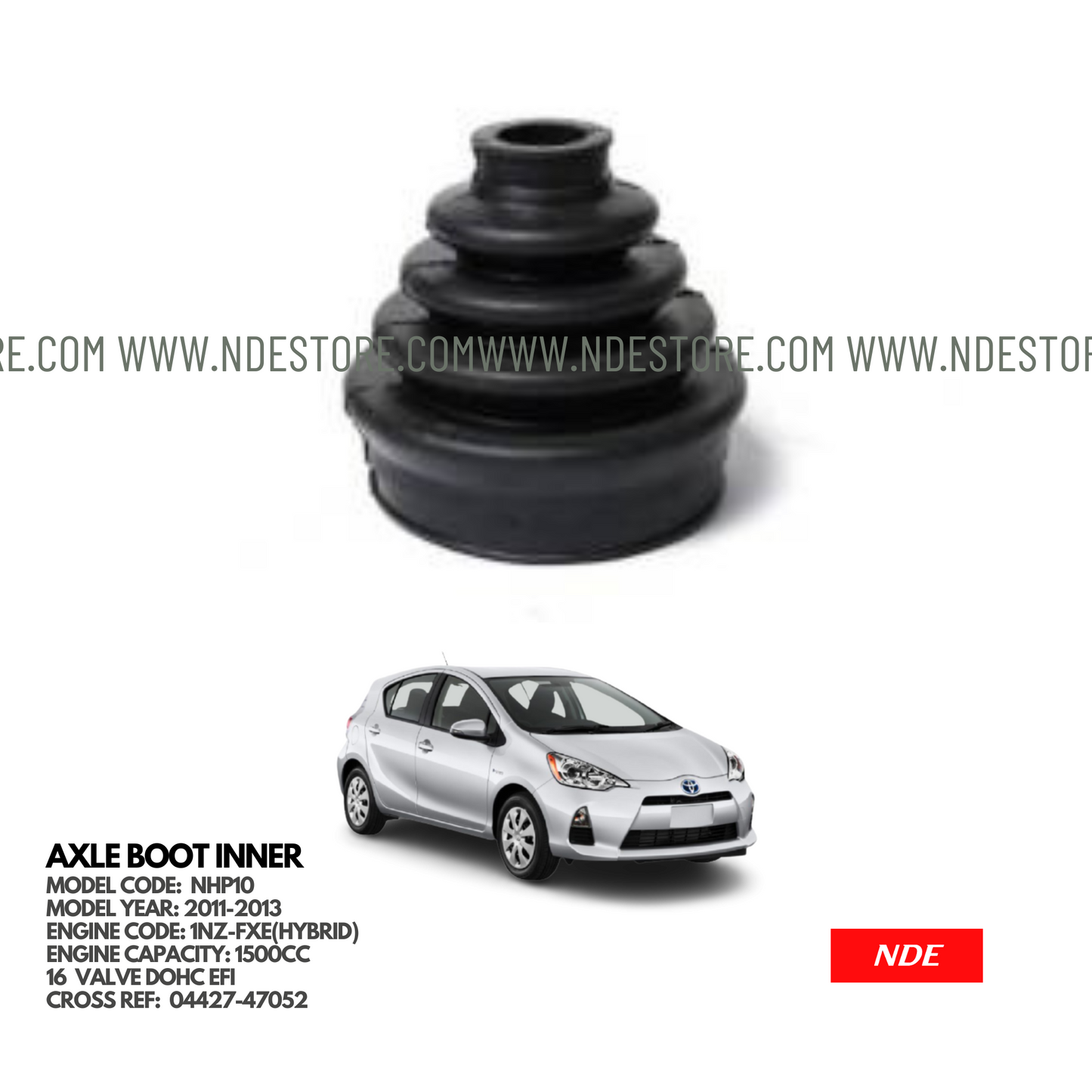 CV JOINT BOOT INNER FOR TOYOTA AQUA (ALL MODELS) - ndestore.com