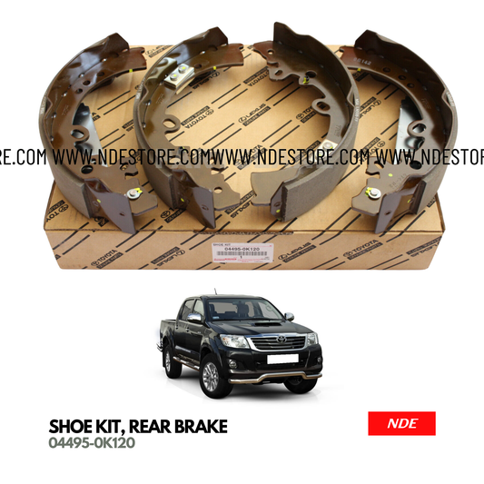 BRAKE SHOE KIT REAR GENUINE FOR TOYOTA HILUX - ndestore.com