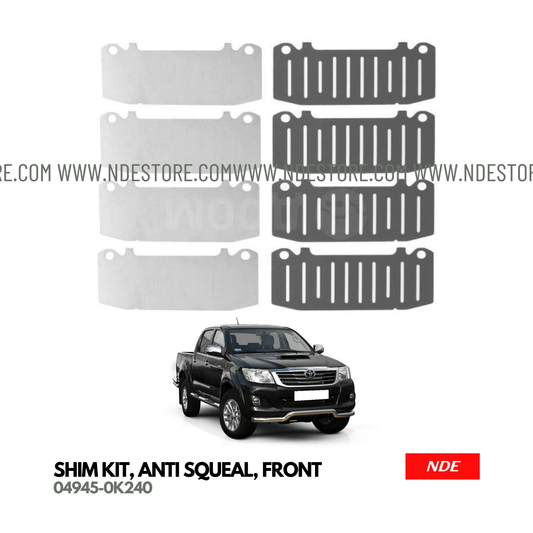 SHIM KIT ANTI SQUEL FRONT FOR TOYOTA HILUX - ndestore.com