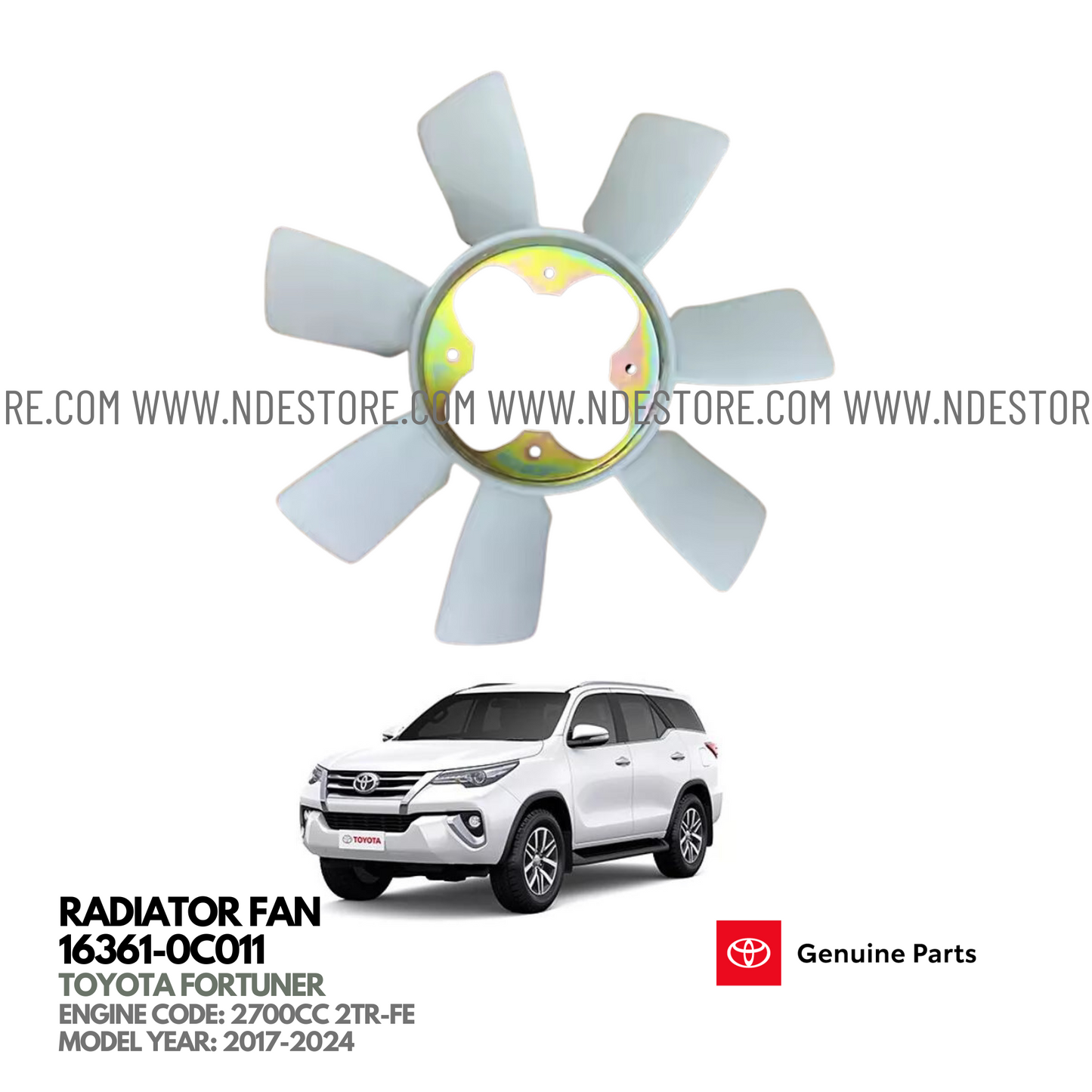 RADIATOR COOLING FAN FOR TOYOTA FORTUNER