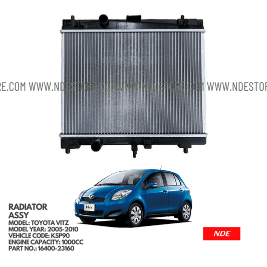 RADIATOR ASSY FOR TOYOTA VITZ KSP90 (2005-2010) - ndestore.com