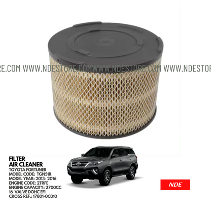 AIR FILTER ELEMENT FOR TOYOTA FORTUNER