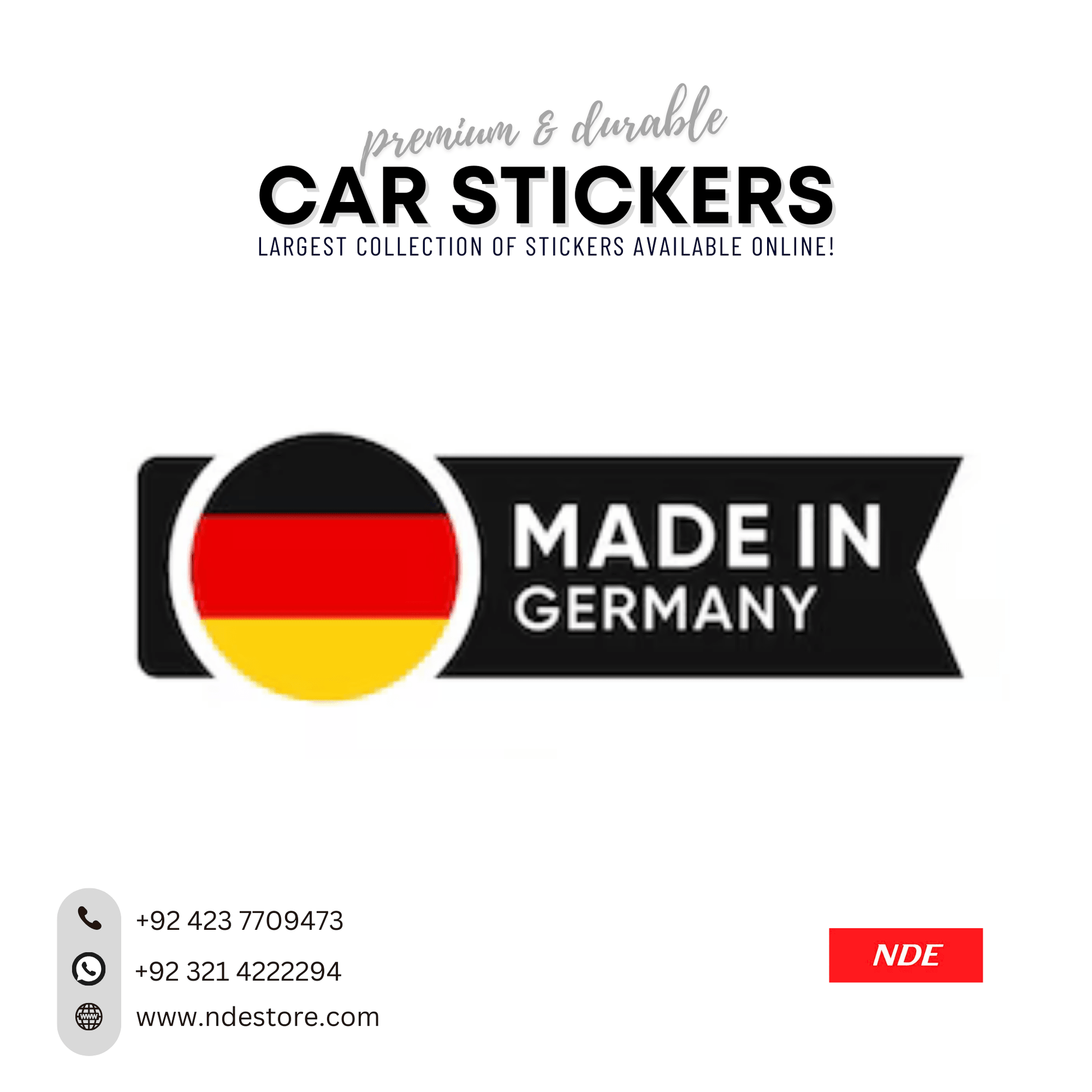 STICKER, MADE IN GERMANY (G-004) - ndestore.com