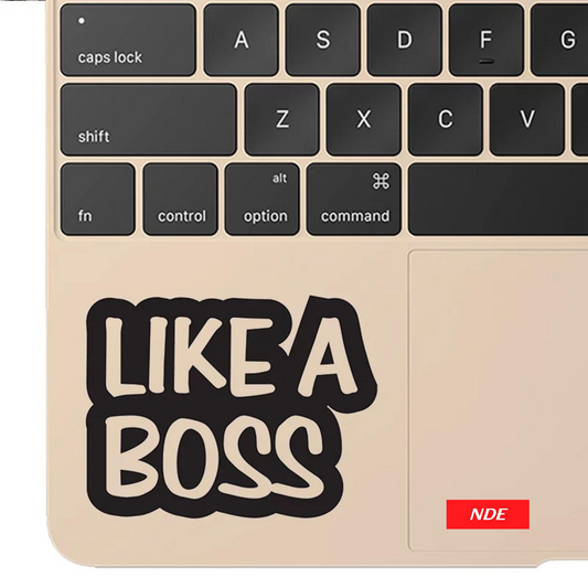 LAPTOP STICKER, LIKE A BOSS