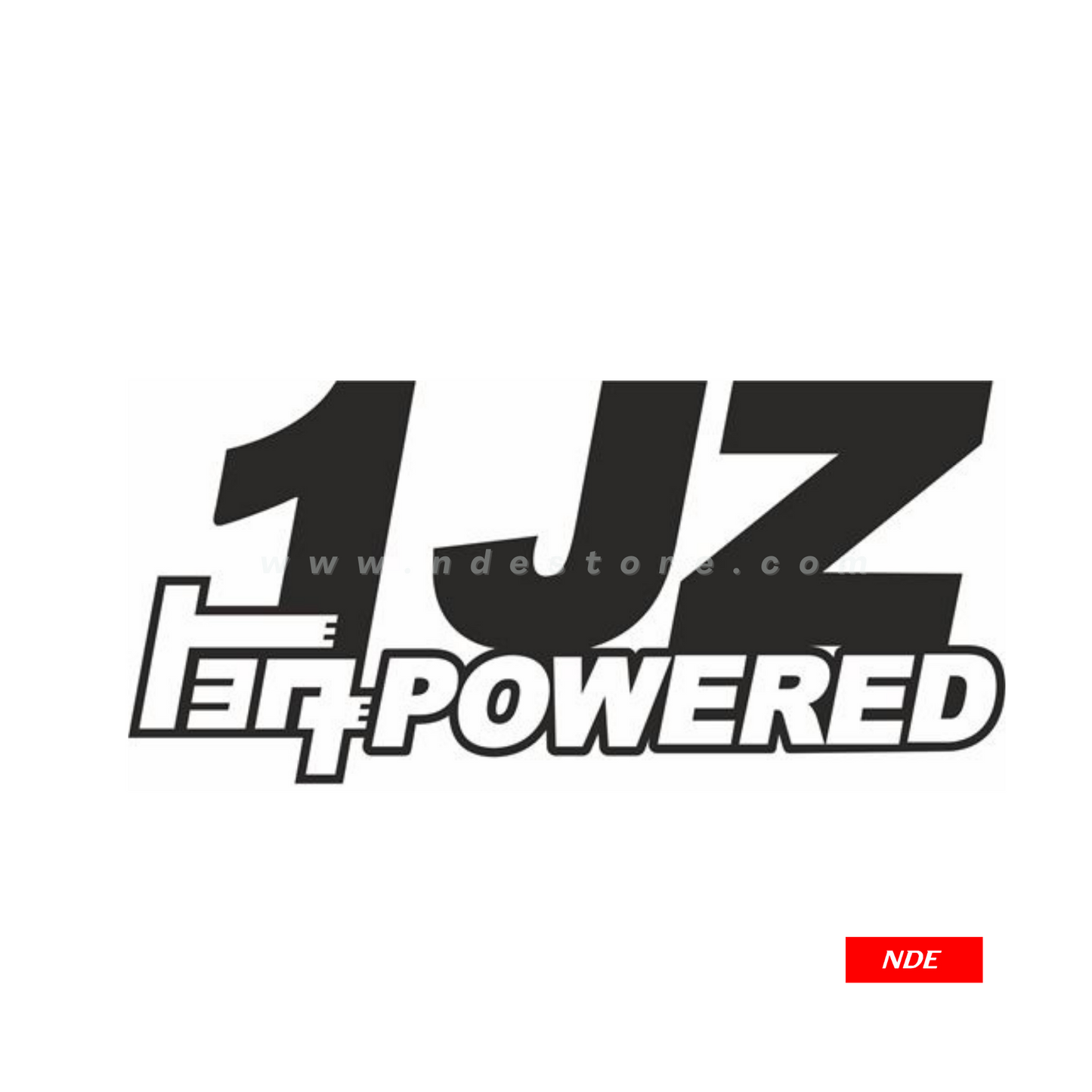 STICKER, 1JZ TEN POWERED