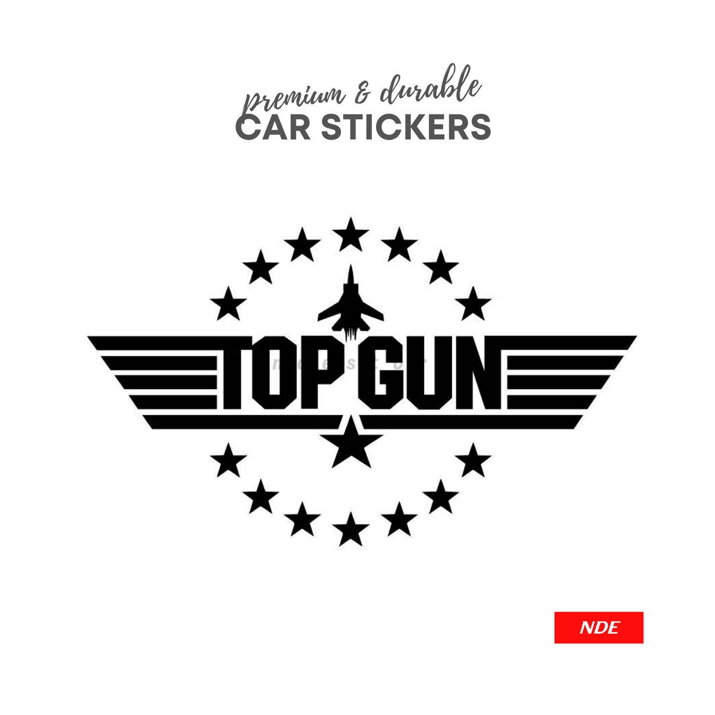 STICKER, TOP GUN (SKU: 44527)