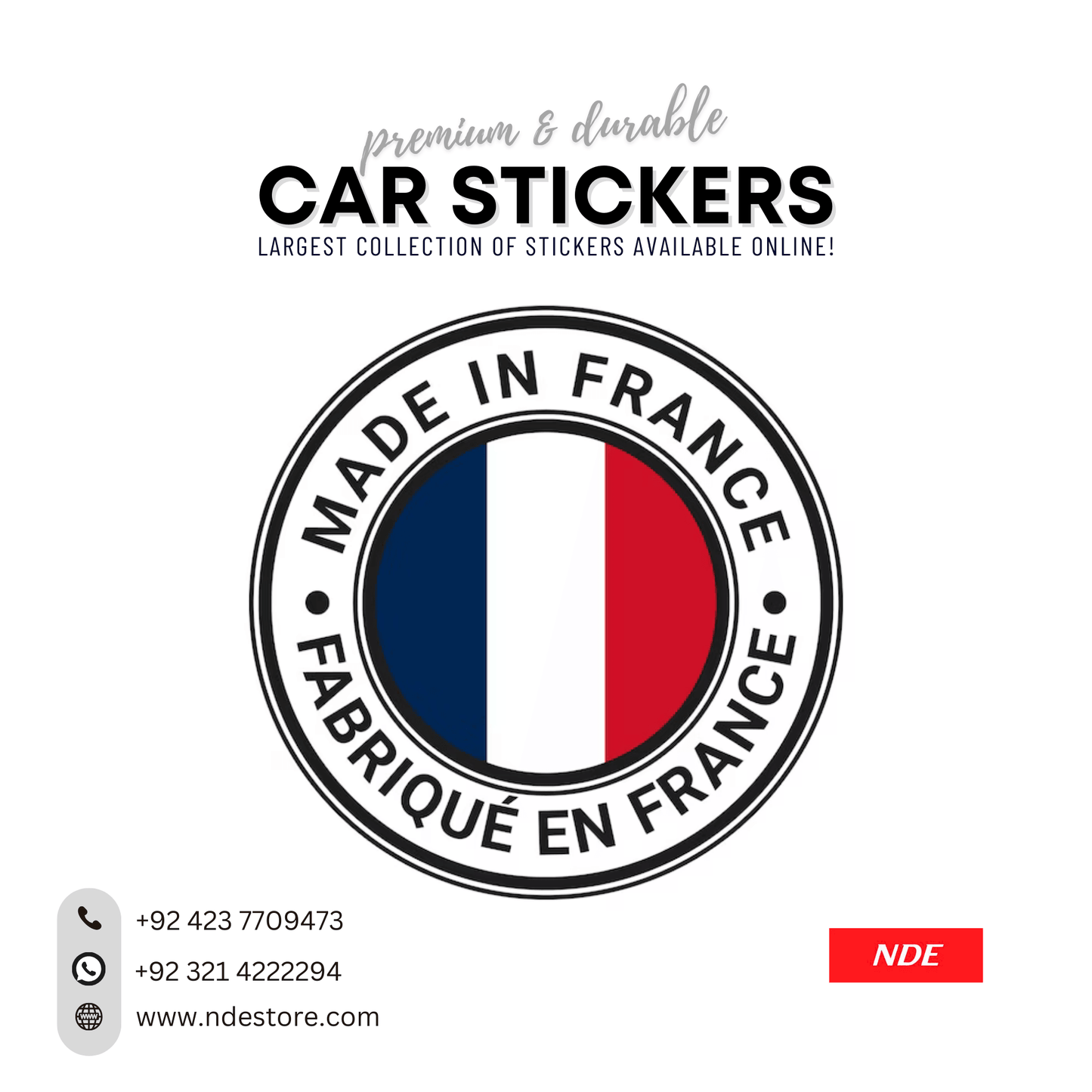 STICKER, MADE IN FRANCE (FR-007) - ndestore.com