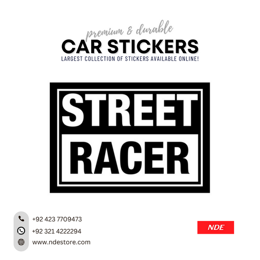 STICKER, STREET RACER (SKU: 9355122)