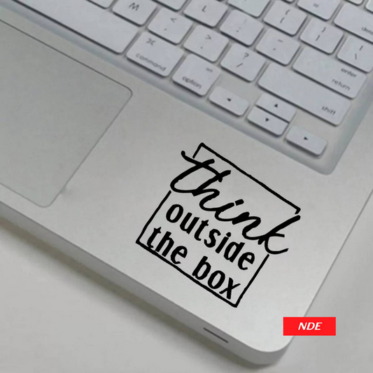 LAPTOP STICKER, THINK OUTSIDE THE BOX