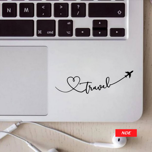 LAPTOP STICKER, LOVE TRAVEL