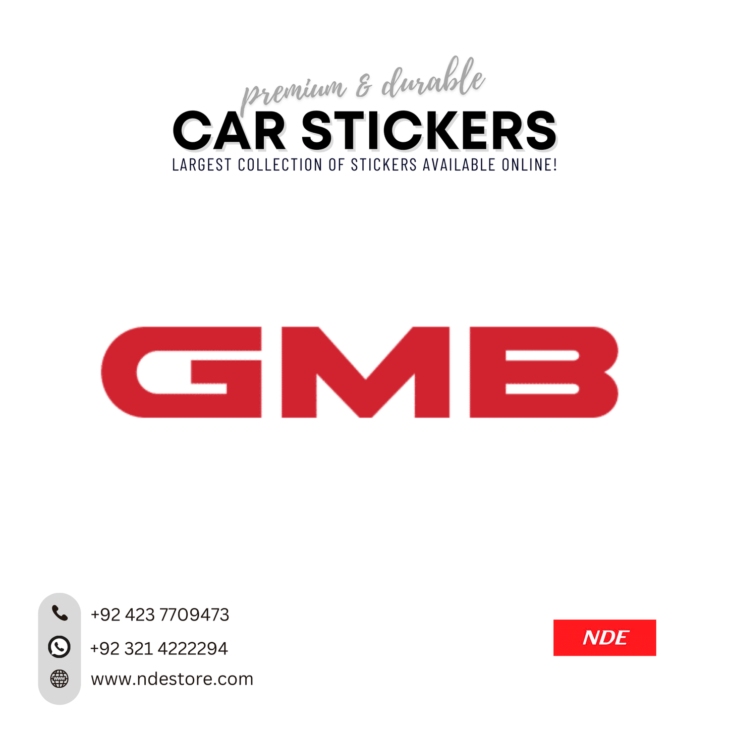 STICKER, GMB (SKU: 9355152) - ndestore.com