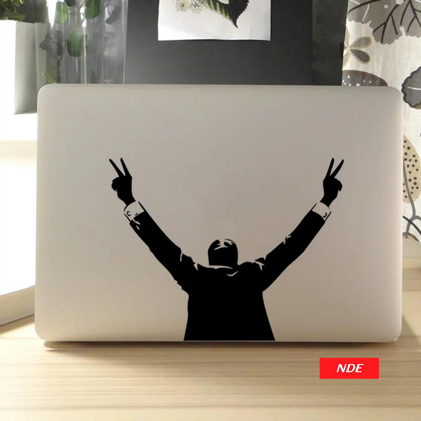 LAPTOP STICKER, VICTORY SIGN