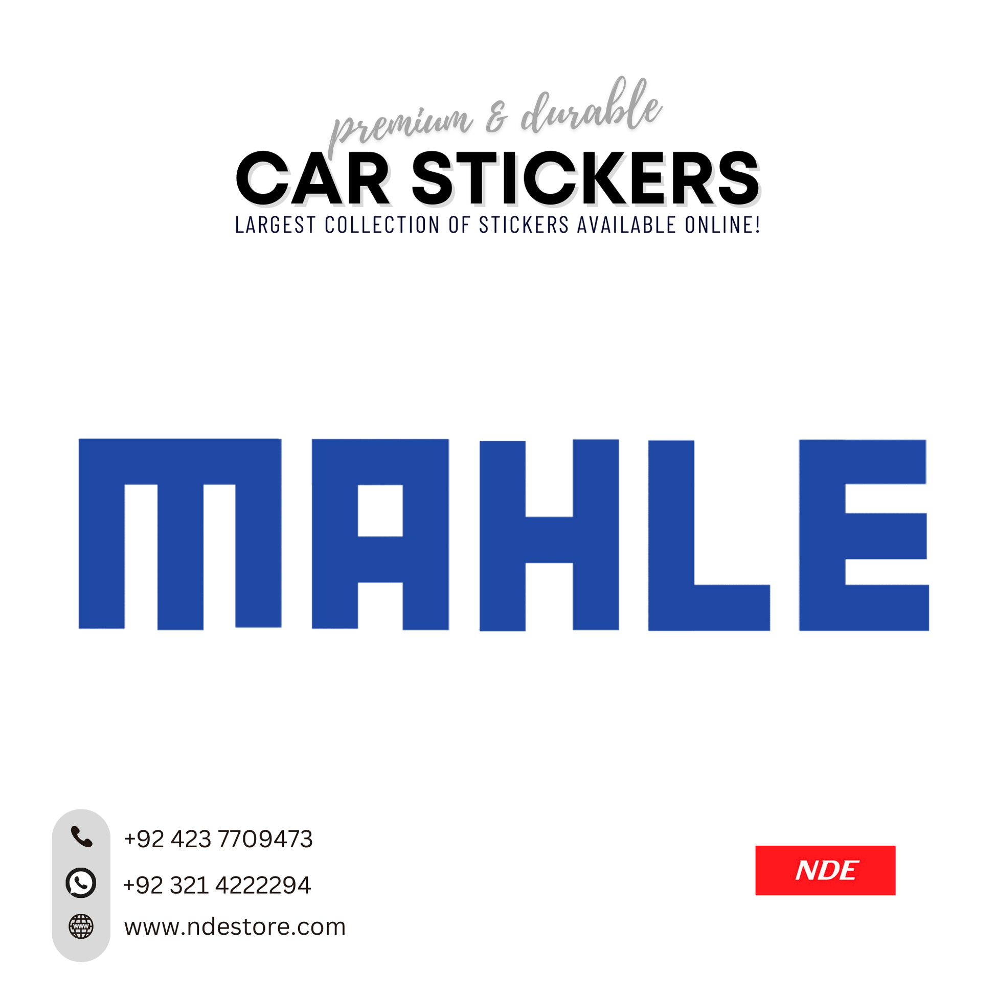 STICKER, MAHLE (SKU: 9355155) - ndestore.com