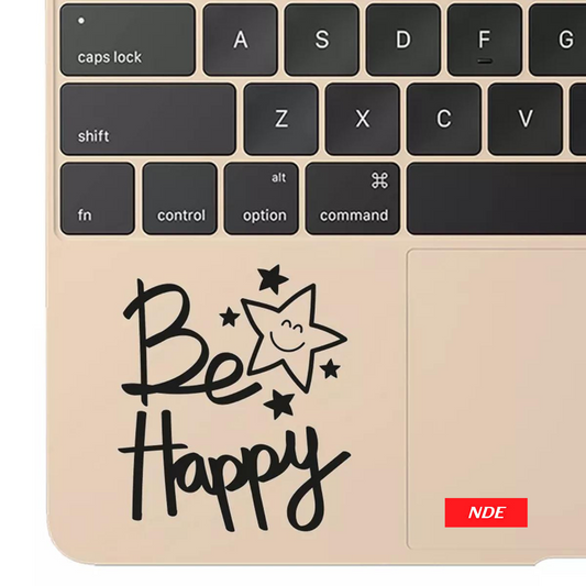 LAPTOP STICKER, BE HAPPY