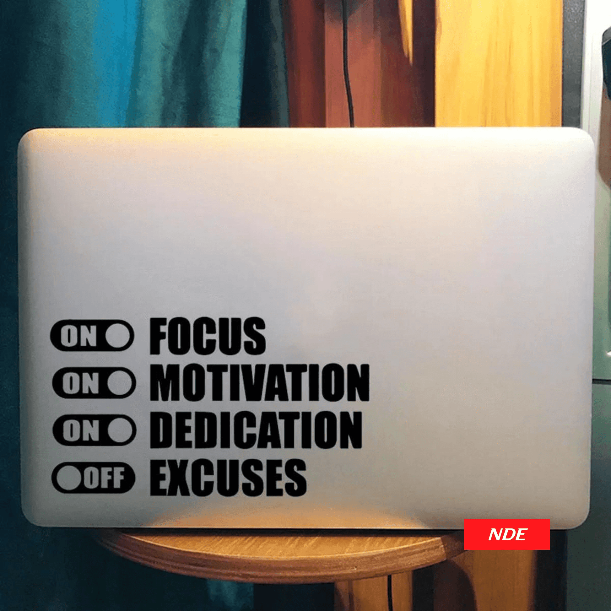 LAPTOP STICKER, MOTIVATIONAL QUOTE - ndestore.com