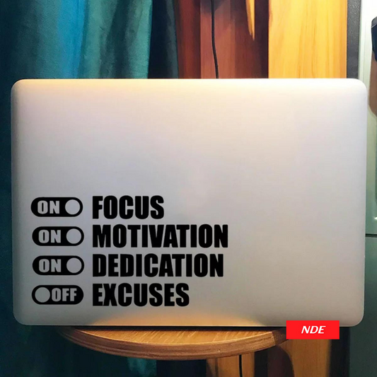 LAPTOP STICKER, MOTIVATIONAL QUOTE