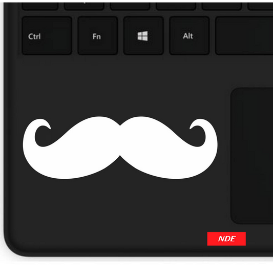 LAPTOP STICKER, MUSTACHE