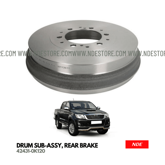 WHEEL BRAKE DRUM FOR TOYOTA HILUX - ndestore.com