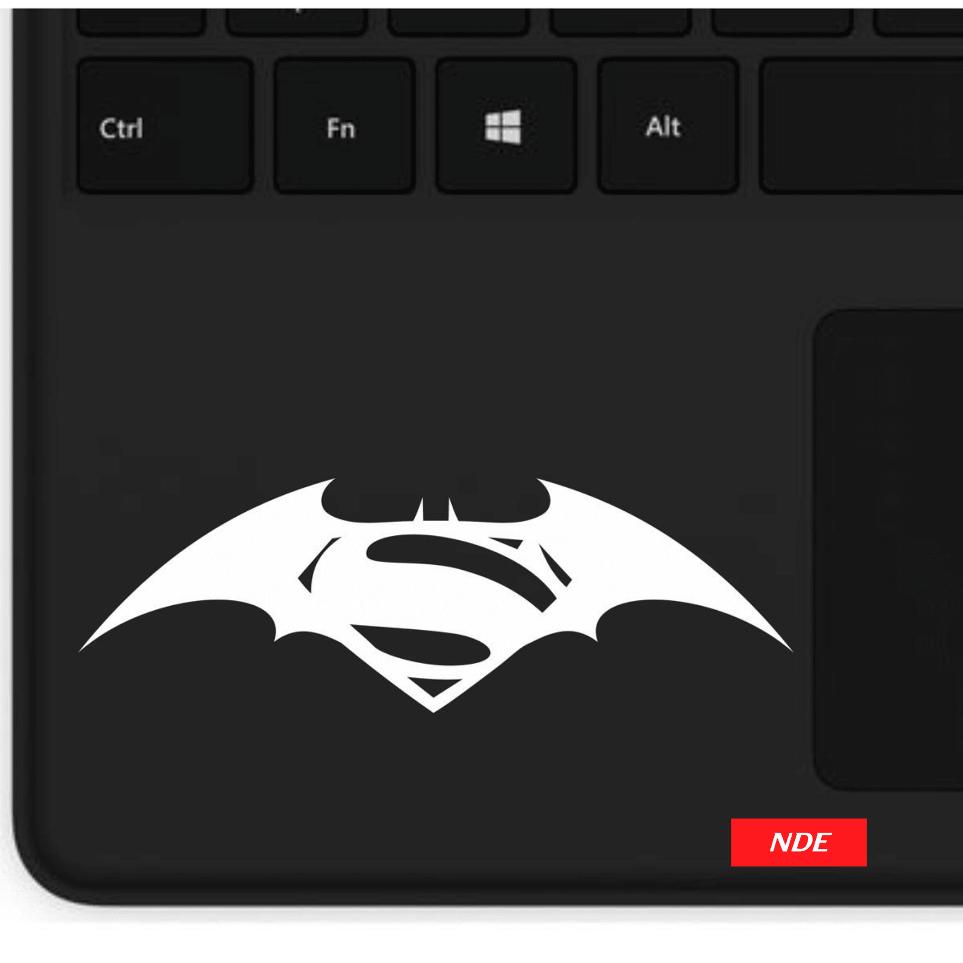 LAPTOP STICKER, BATMAN SUPERMAN LOGO - ndestore.com