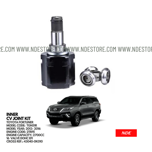 CV JOINT KIT AXLE JOINT INNER FOR TOYOTA FORTUNER (2013-2016)