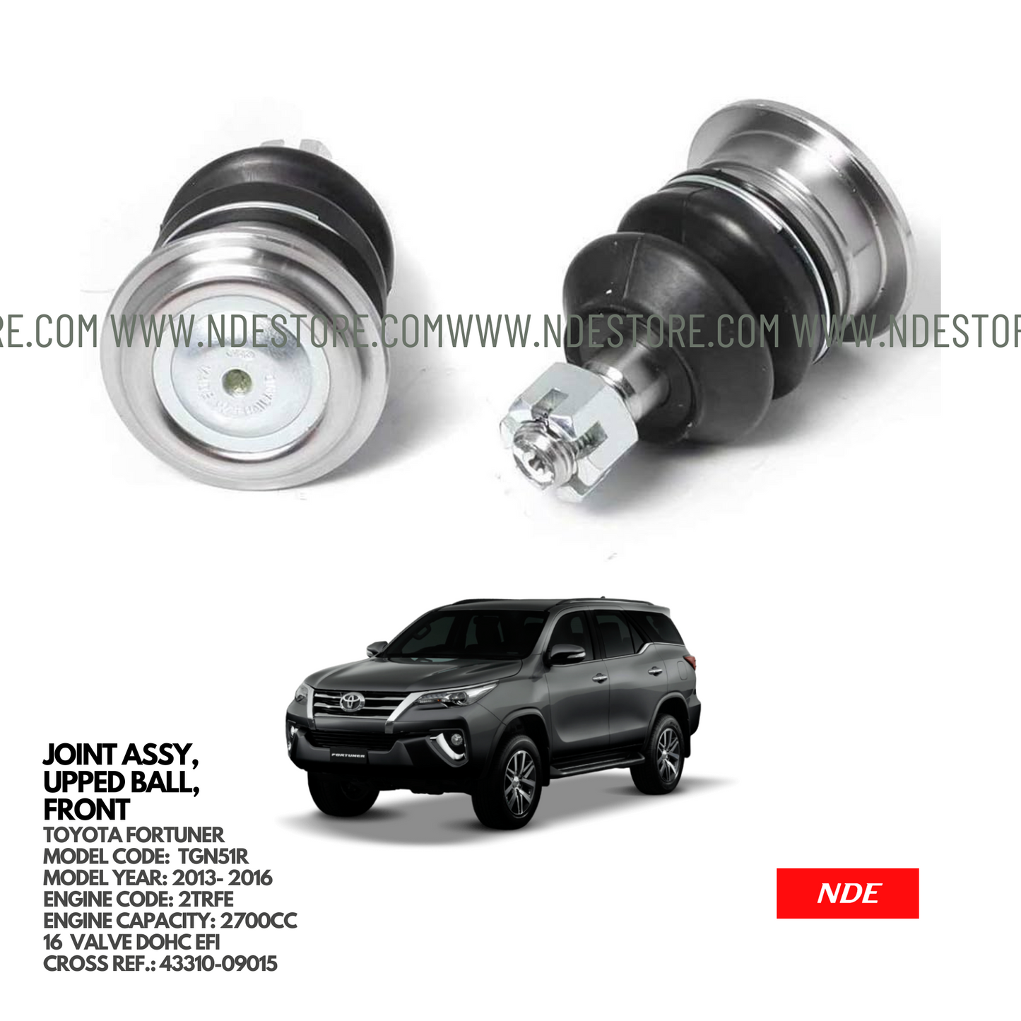 JOINT ASSY FRONT UPPER BALL FOR TOYOTA FORTUNER (2013-2016)