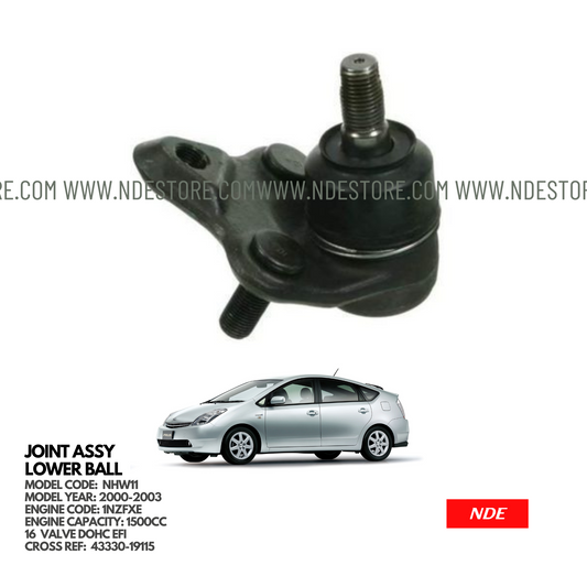 BALL JOINT ASSY LOWER FRONT GENUINE FOR TOYOTA PRIUS 1500CC (2000-2003) - ndestore.com