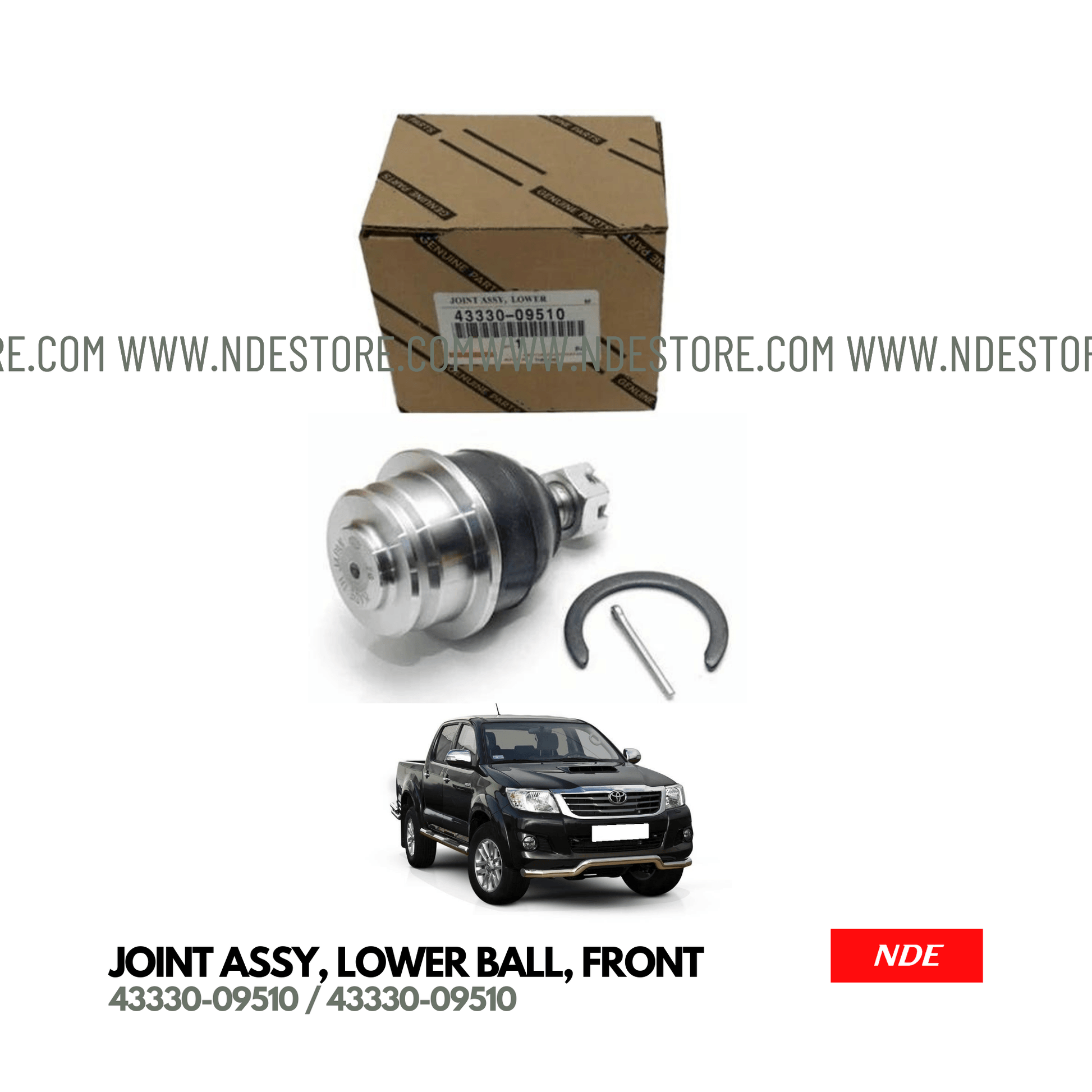 BALL JOINT CONTROL ASSY FRONT LOWER BALL FOR TOYOTA HILUX - ndestore.com