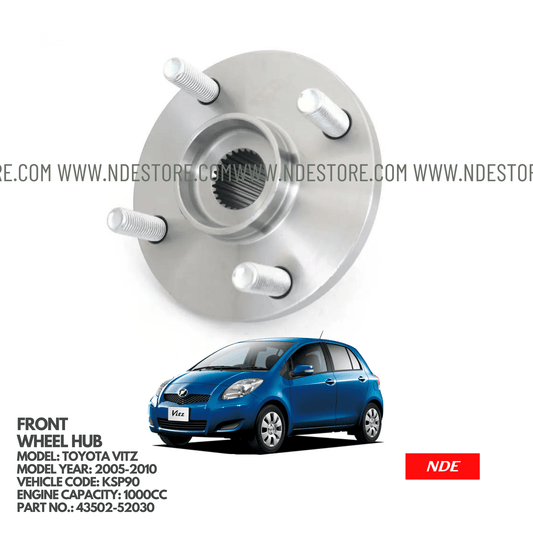 HUB SUB-ASSY FRONT AXLE FOR TOYOTA VITZ KSP90 (2005-2010) - ndestore.com