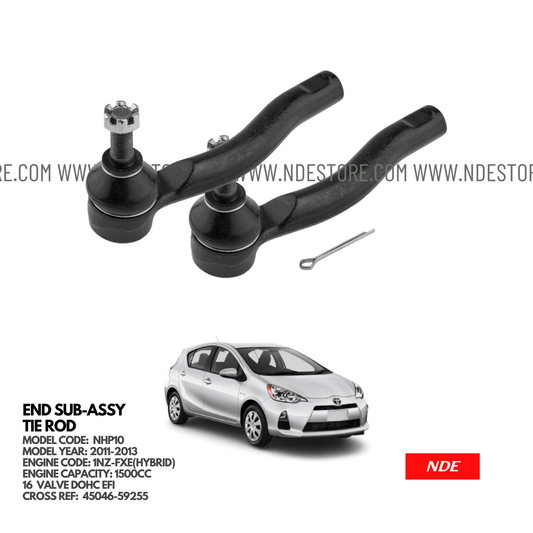 TIE ROD END SUB-ASSY FOR TOYOTA AQUA (2011-2013) - ndestore.com