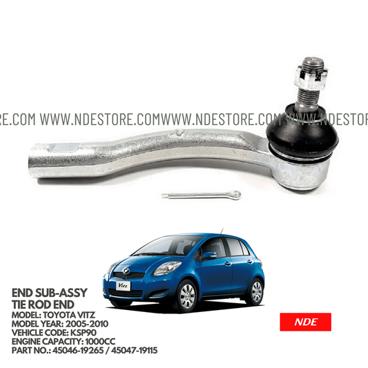 TIE ROD END SET FOR TOYOTA VITZ KSP90 (2005-2010) - ndestore.com