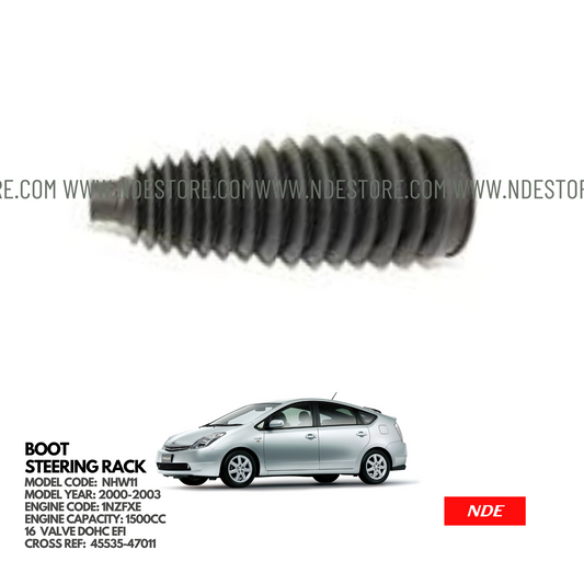 BOOT STEERING RACK END FOR TOYOTA PRIUS 1500CC (2000-2003) - ndestore.com