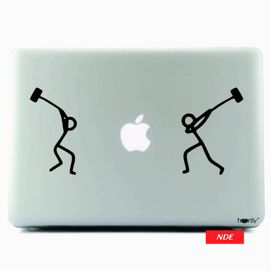 LAPTOP STICKER, MATCHSTICK HAMMER