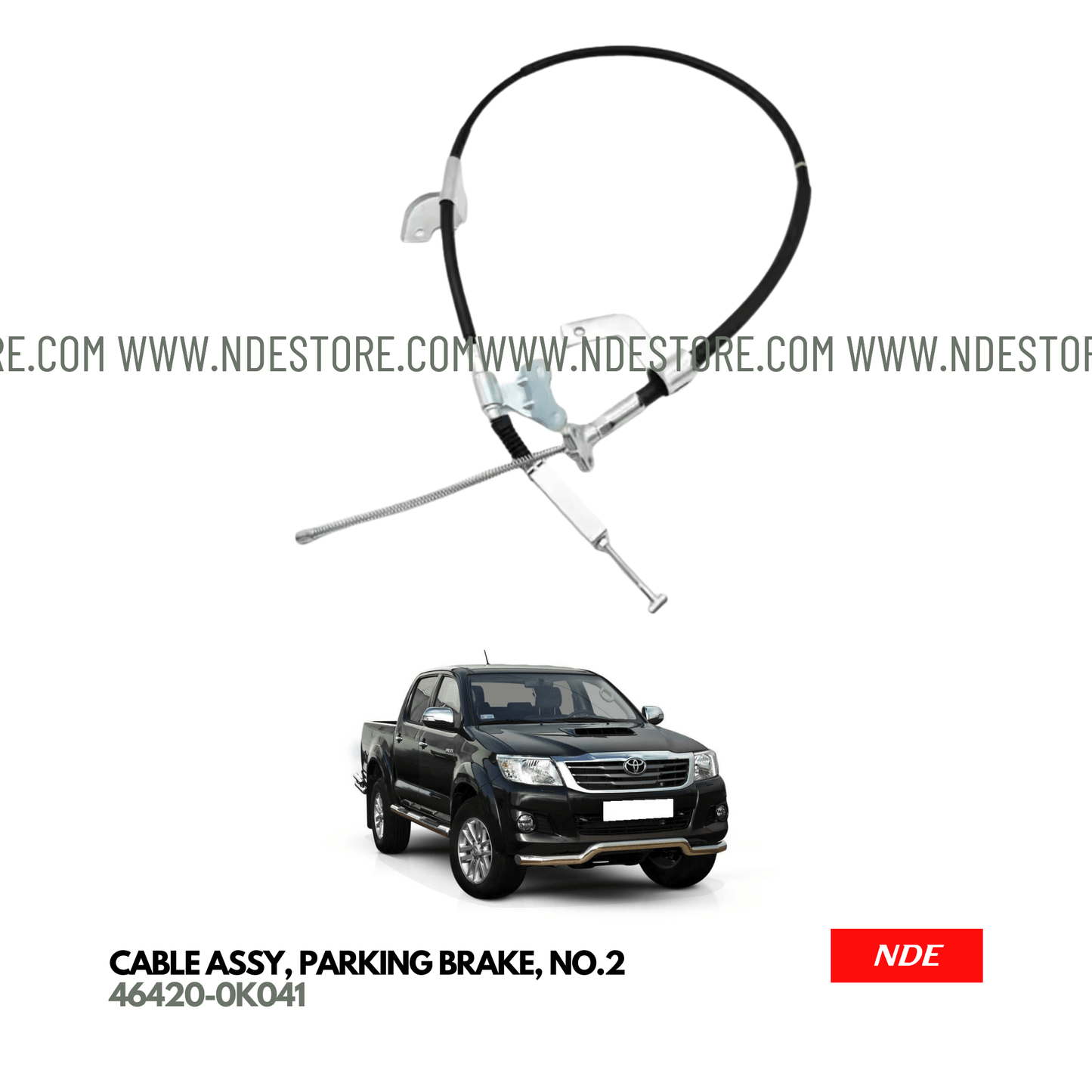 CABLE ASSY PARKING BRAKE NO 2 FOR TOYOTA HILUX - ndestore.com