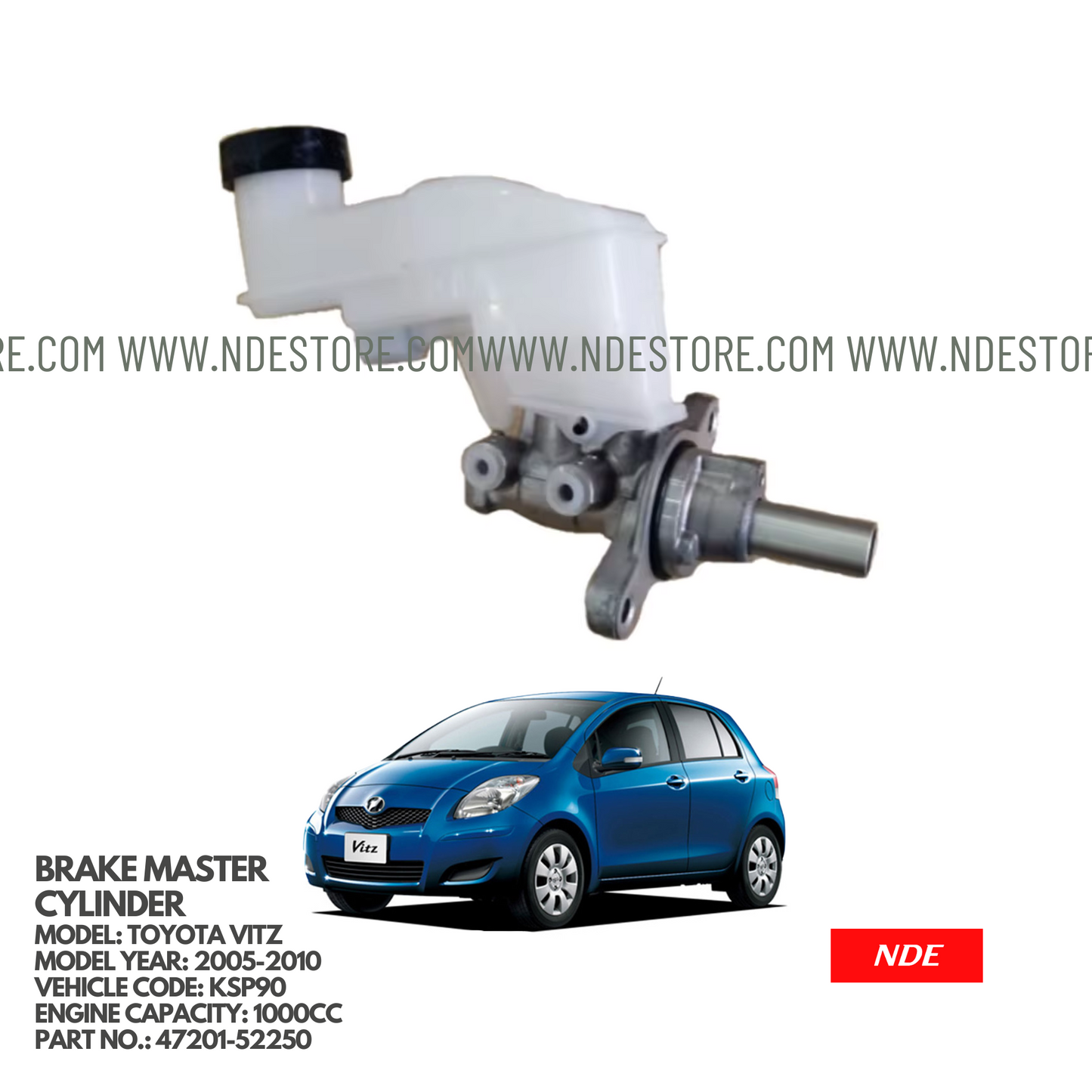 BRAKE MASTER CYLINDER FOR TOYOTA VITZ KSP90 (2005-2010) - ndestore.com