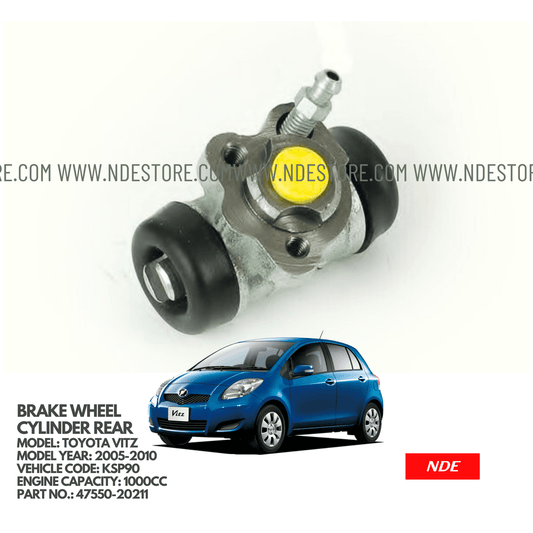 CYLINDER ASSY, REAR WHEEL BRAKE FOR TOYOTA VITZ KSP90 (2005-2010) - ndestore.com