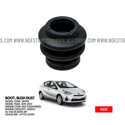 BOOT BUSH DUST NO1 FOR TOYOTA AQUA (2011-2013)