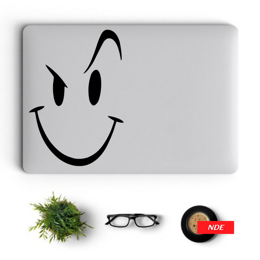 LAPTOP STICKER, NAUGHTY SMILE