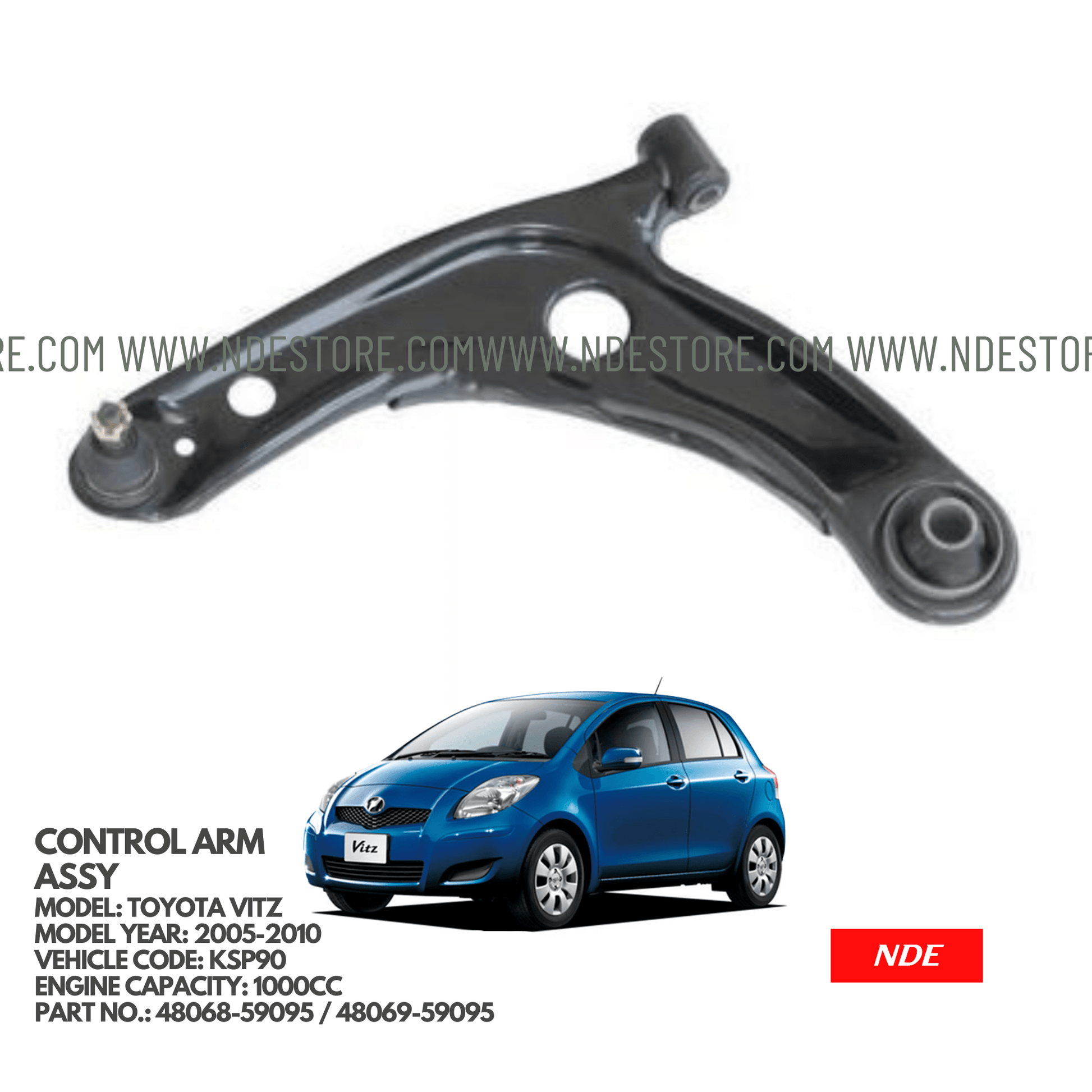 CONTROL ARM ASSY FOR TOYOTA VITZ KSP90 (2005-2010) - ndestore.com