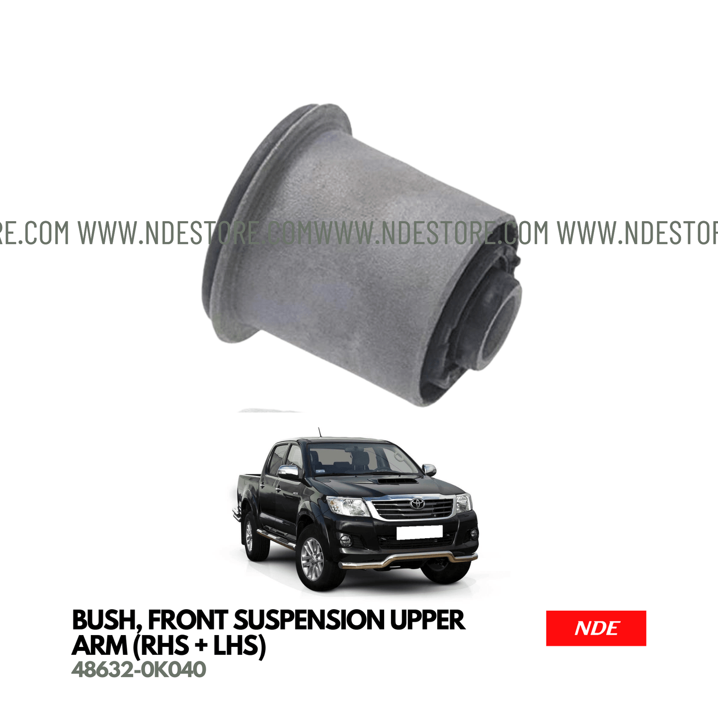 BUSH FRONT SUSPENSION UPPER ARM FOR TOYOTA HILUX - ndestore.com