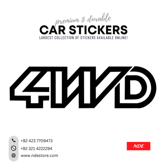 STICKER, 4WD - ndestore.com