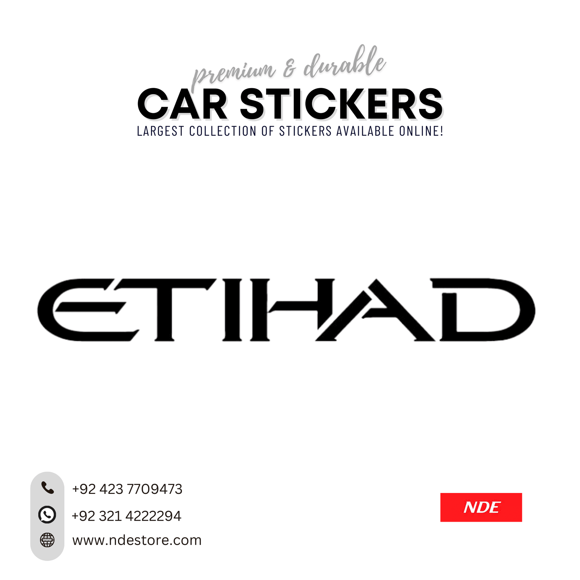 STICKER, ETIHAD (SKU: 9355124) - ndestore.com