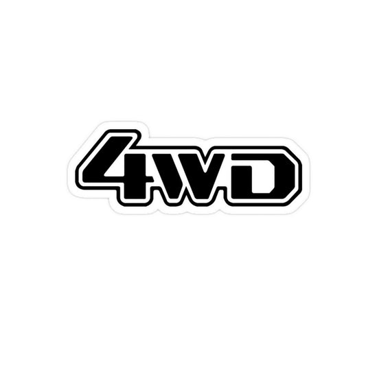 STICKER, 4WD