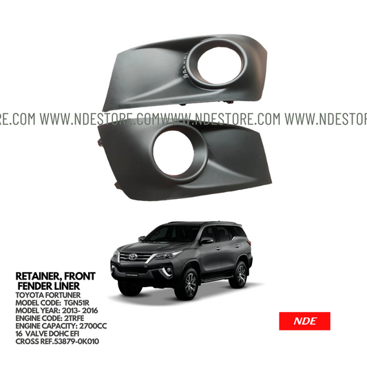 COVER, FOG LAMP FOR TOYOTA FORTUNER (2013-2016)