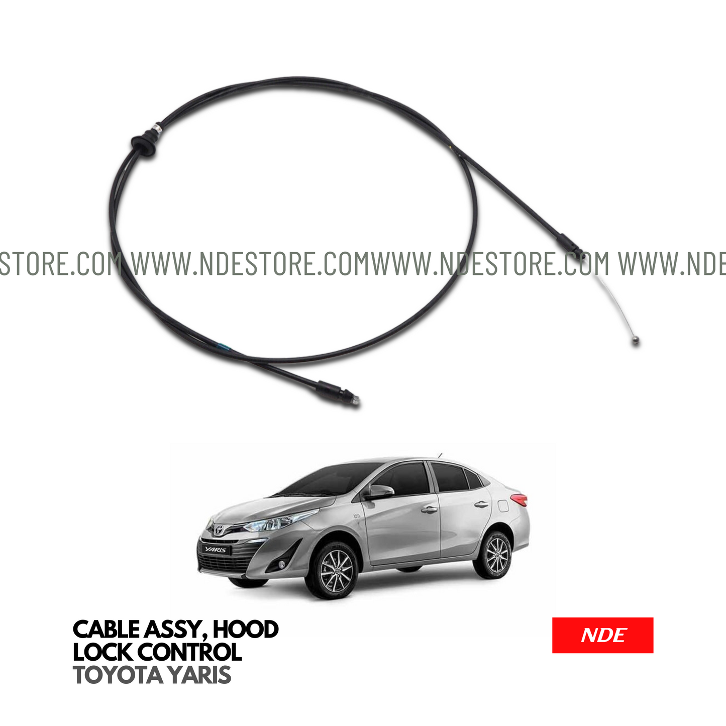 CABLE ASSY HOOD LOCK CONTROL FOR TOYOTA YARIS